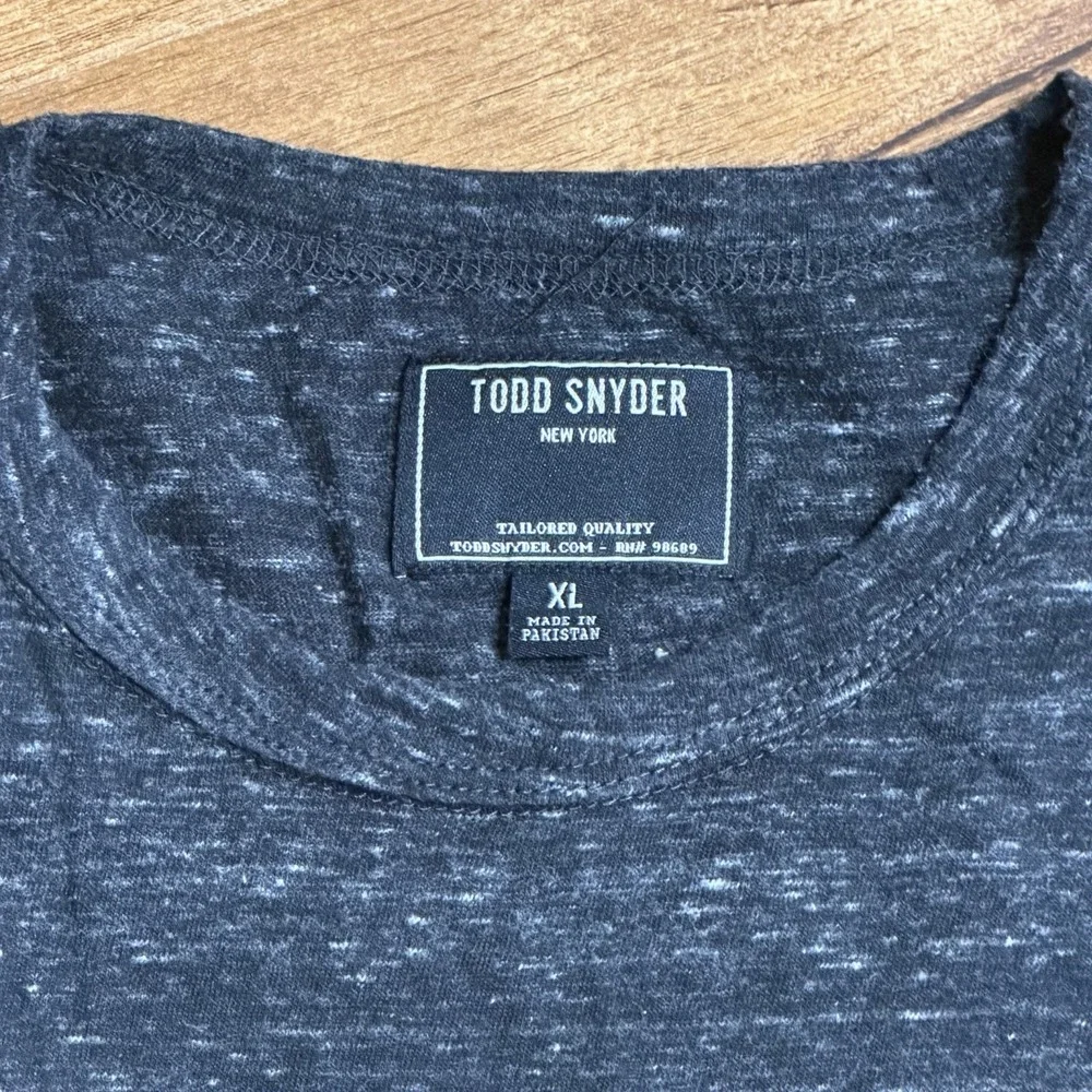 Todd Snyder Long Sleeve Crewneck Shirt Mens XL Heather Gray